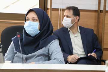 جلسه کارگروه تخصصی بهداشت، سلامت و بیولوژیک شورای پدافند غیر عامل استان سمنان99.08.06 